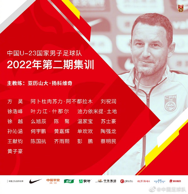 U23国足备战亚运会 中国足球最近的“中考”