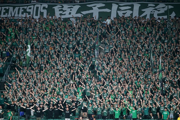 观众总数持续高位 中超球市屈居亚洲第二