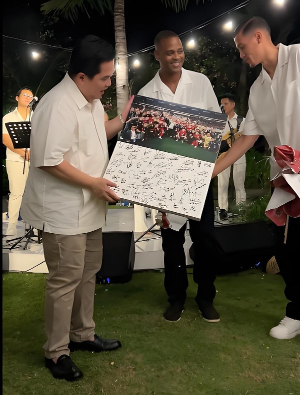 为托希尔庆生,印尼球员口出狂言